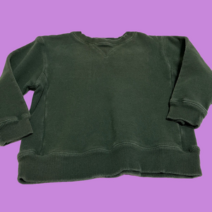 Boys very soft green sweatshirt. Great condition, size M (5/6).